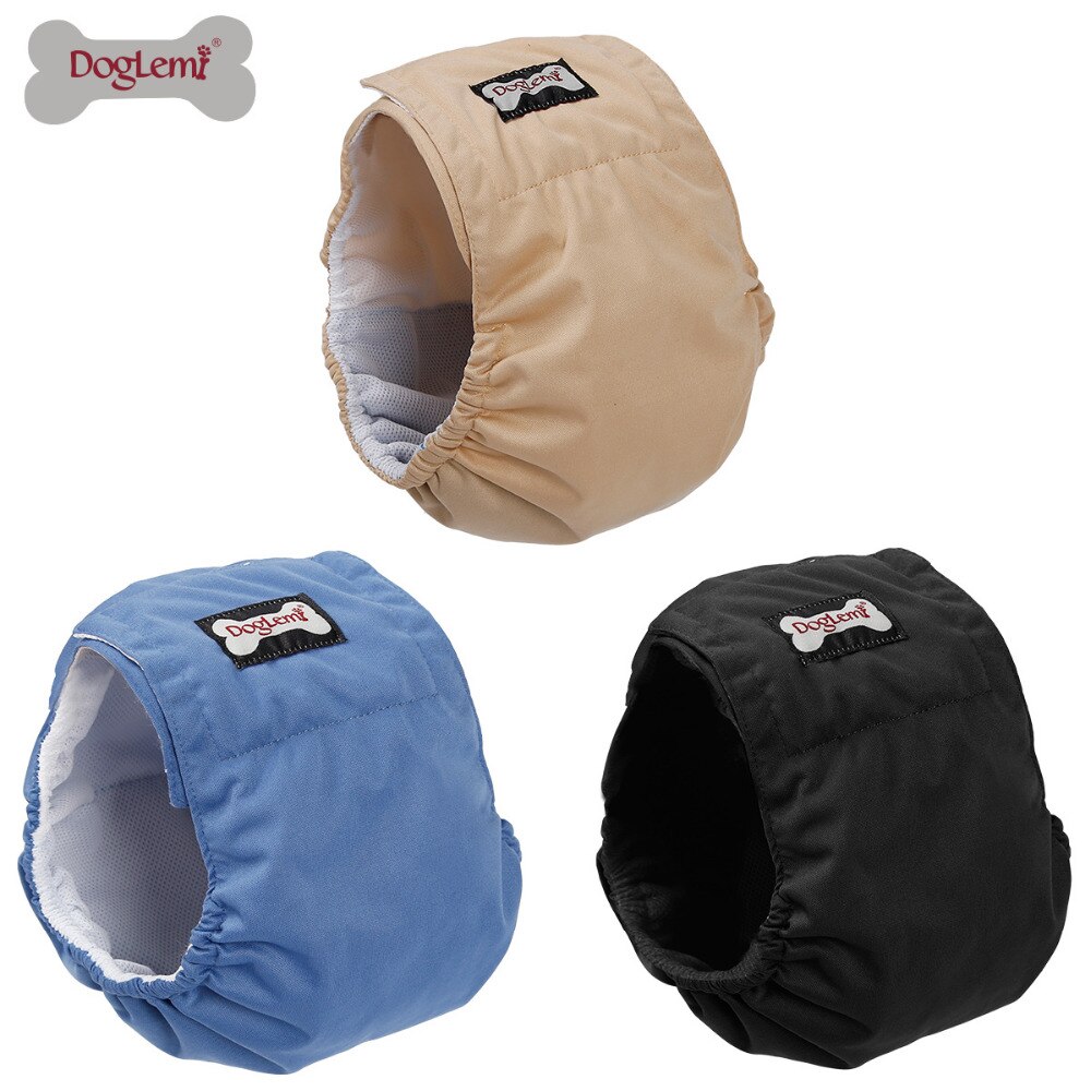 Reusable Washable Dog Diaper Nappy Durable for male dog pants 3pc/pack