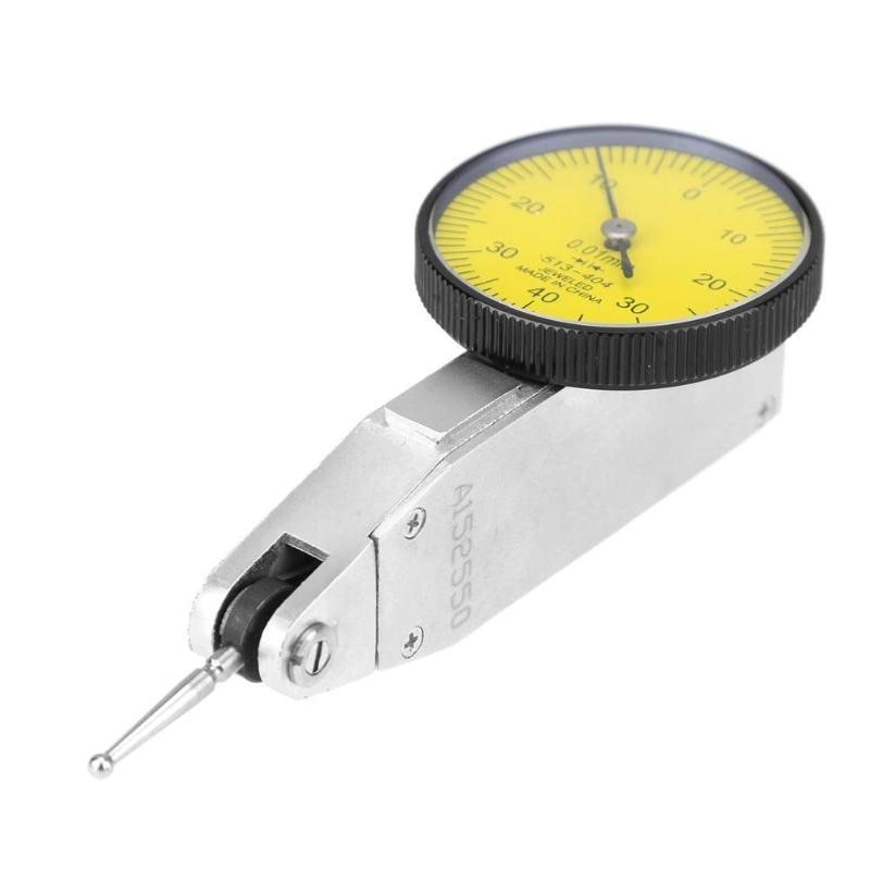 0-0.8mm Precision Dial Indicator Lever gauge 0.01mm WITH Jewel head Lever Dial Test Indicator Gauge Scale Meter