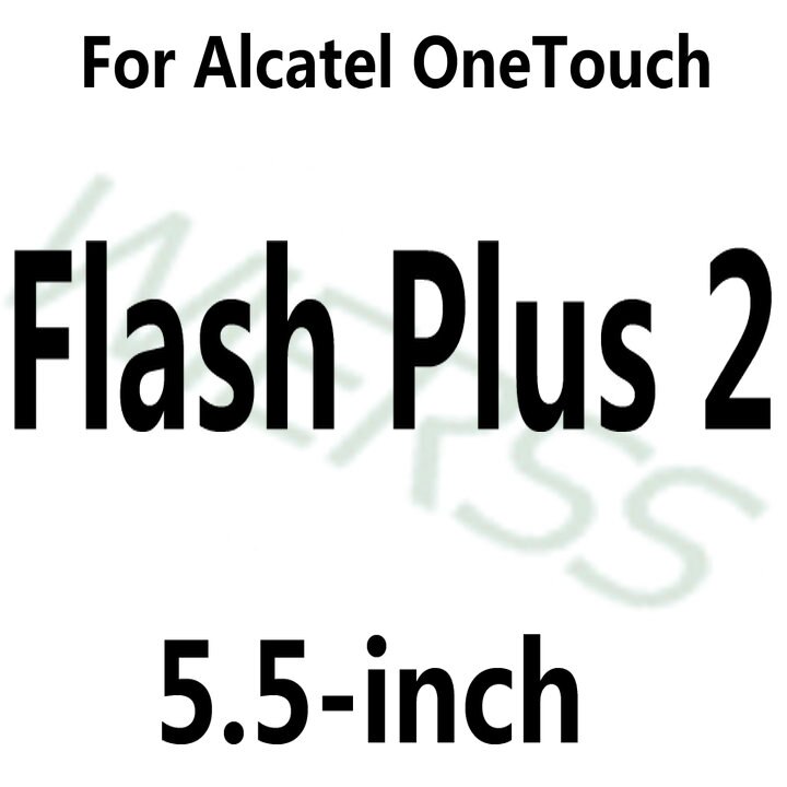 Temperato di Vetro Dello Schermo Della Pellicola Della Protezione per Alcatel One Touch Pop C3 C7 C9/Idol 3 4 4S 4.7 5.5 /Pixi 3 4 3.5 4 5 5.0 5.5 6 6.0: Alcatel Flash plus 2