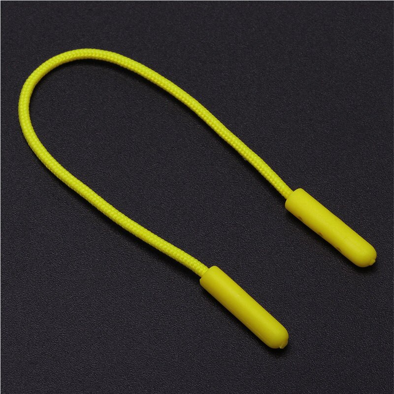 Tirette avec cordon de fermeture éclair, 50 pièces, moulage par injection, fermeture de remplacement, fermeture à glissière, veste, sac à dos, valise à vêtements: yellow