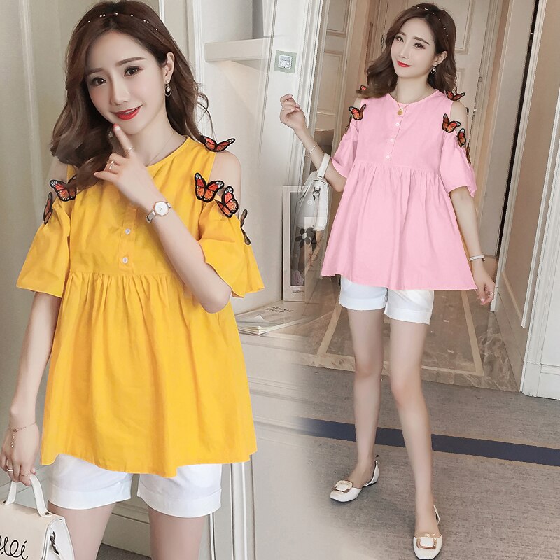 Rapbin Vrouwen Tops 3/4 Mouw Tuniek Tops voor Dames Blouses Losse Fit V-hals 2025 Zomer Bloemen Shirts, Abrikoos Blauw Bloemen, S Rapbin Vrouwen Tops 3/4 Mouw Tuniek Tops voor Dames Blouses Losse Fit V-hals 2025 Zomer Bloemen Shirts, Abrikoos Blauw Bloemen, S