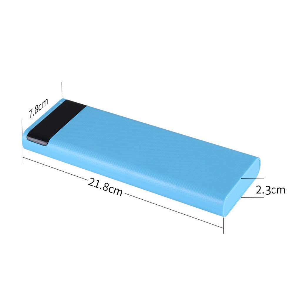 10*18650 Accumulatori E Caricabatterie Di Riserva Caso Dual USB CON Display Digitale Caricatore Del Telefono Mobile Dello Schermo Fai Da Te BORSETTE 18650 supporto della batteria di Ricarica box