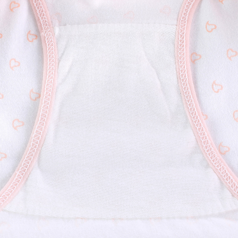 Vrouwen Katoenen Ondergoed Zacht Meisjes Brief Gedrukt Gestreepte Slipje Slips Vrouwelijke Menstruatie Lingerie