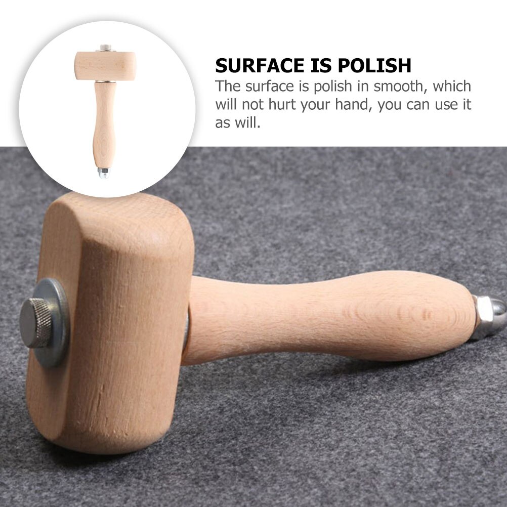 Lederen Carving Houten Hamer Nuttig Houten Hamer Praktische Carving Tool