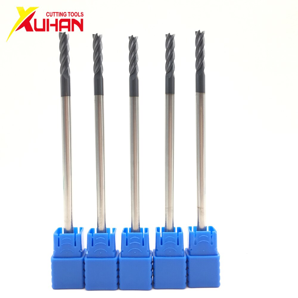 4 fluit Φ4. 0 * 4D * 100L HRC50 CNC machine tool vhm endmill Wolfraam Stalen Frees End Mill cuttering tool endmill