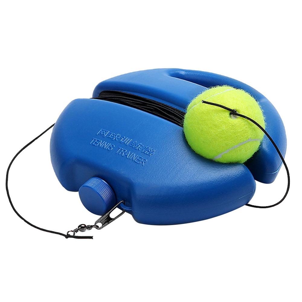 Portable Tennis Training Aids Tool With Elastic Rope 3 Balls Practice Self-Duty Rebound Tennis Trainer Partner Sparring Device: Default Title