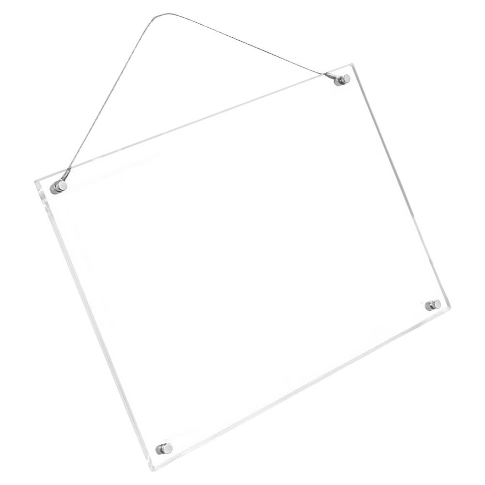 Akryl gennemsigtig fotoramme certificering display ramme væg ornament hjem billedramme til display boligindretning