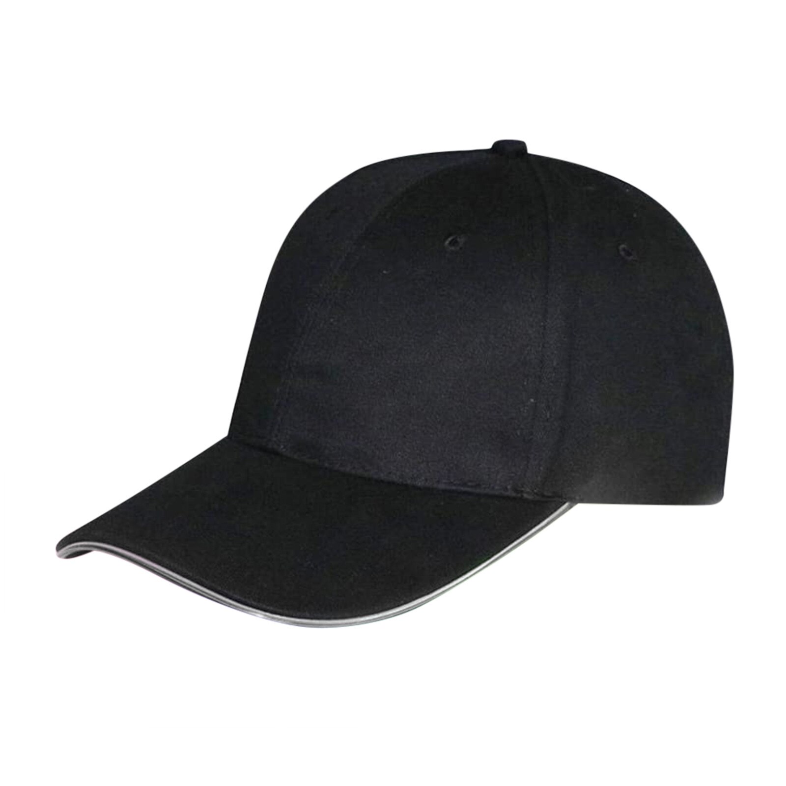 Baseball Hat Unisex LED Luminous Peaked Cap Solid Color Unisex Adjustable Sports Cap Party Hip-Hop Hats Sun Hat
