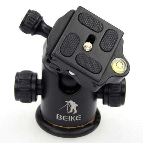 BEIKE Aluminium BK-03 Stativ Kugelkopf + Schnellwechselplatte Profi-stativ Max belastung bis 8 kg