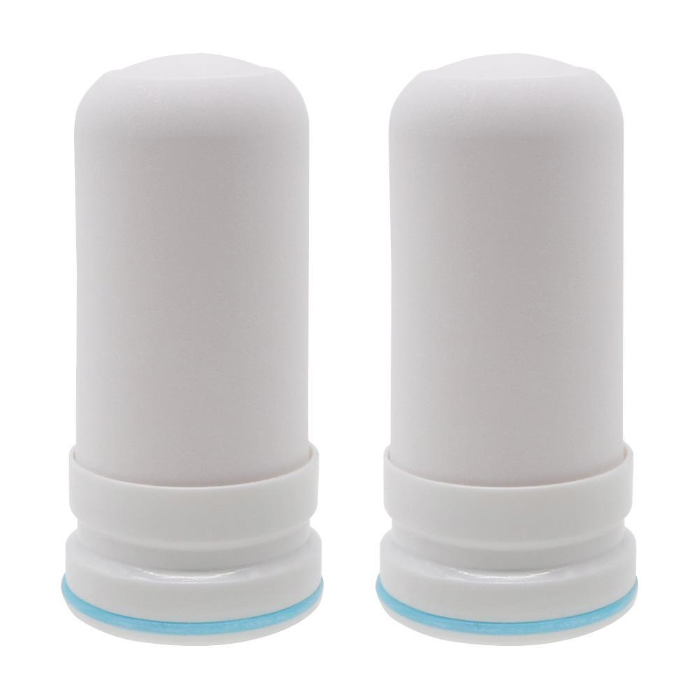2 Stuks Water Filter Cartridges Voor Kubichai Keukenkraan Gemonteerd Tap Waterzuiveraar Activated Carbon Tap Water Filter: RED