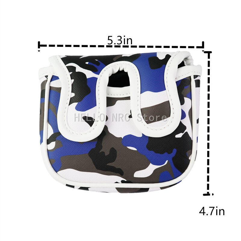 1 Pcs Golf headcovers mallet Mallet Putter Headcover Mallet Mini Golf Club Standard Size square