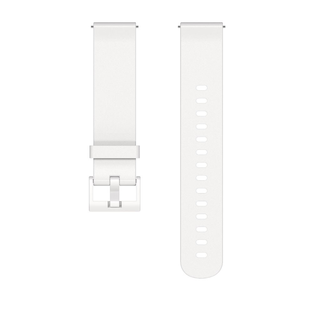 Funda para Huami Amazfit Bip Band, accesorios para reloj inteligente, marco Protector de PC, correa de muñeca de silicona para Amazfit Bip: Blanco