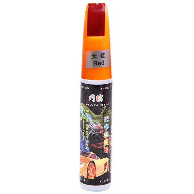 DIY Auto Paint Repair Pen Brush Black Car Body Repair Tool Car Clear Scratch Remover Touch Up Pens Car Paint Tool: Red