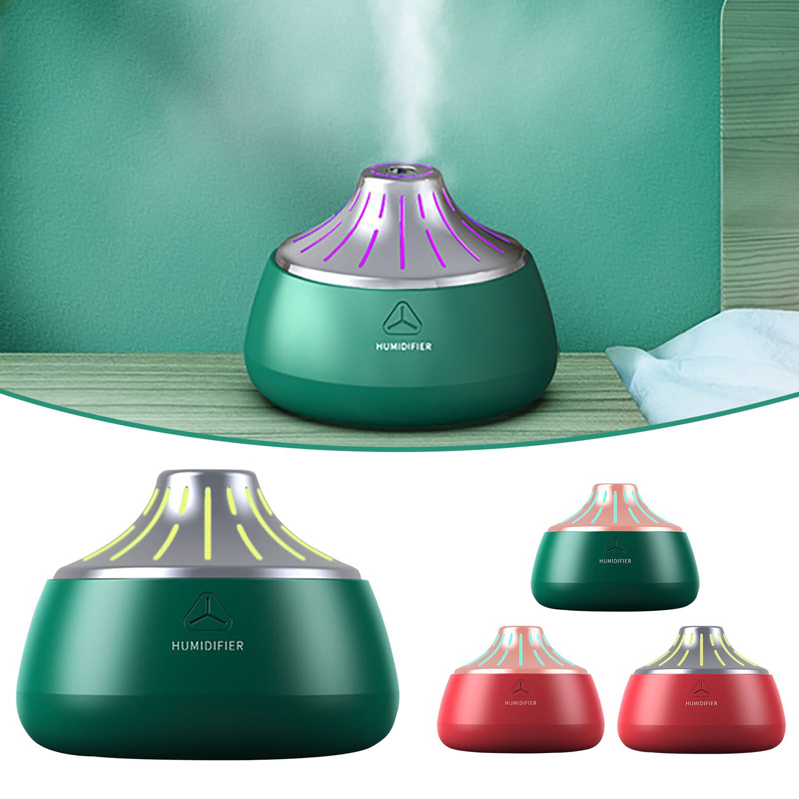 Mini Humidifier Desktop Usb Electric Air Aroma Office Mute Household Air Humidifier Oil Aromatherapy Mist-maker