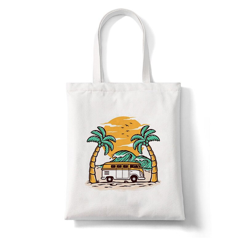 Pogue Leven Buitenste Banken Tv Print Shopper Bag Tote Bag Shopping Reistassen Canvas Handtas Grote Capaciteit College Strand tas: C158