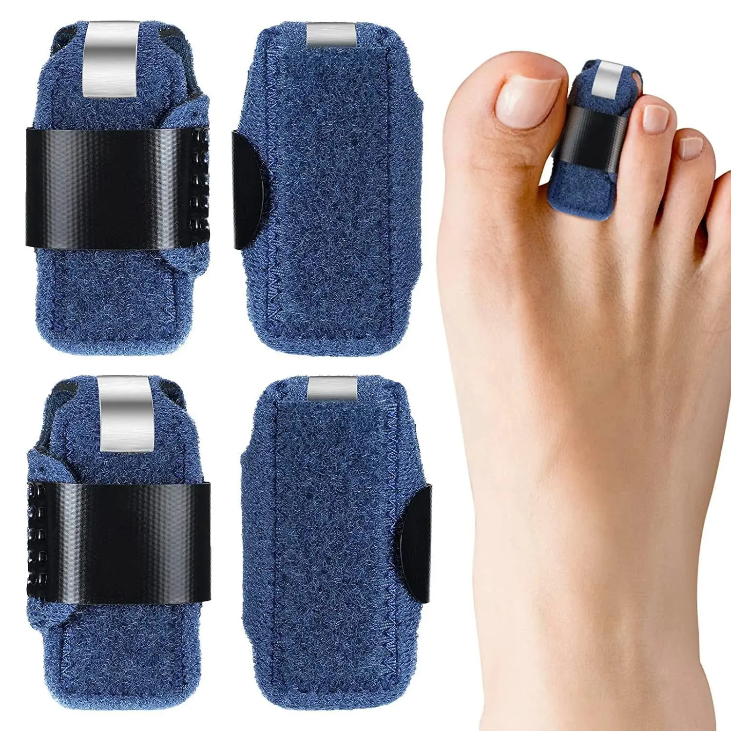 1 Pc Spalk Teen Stijltang Hamer Corrector Teen Brace Hamerteen Spalk Teen Wrap Covers Gebroken Bunion Corrector Voetverzorging gereedschap