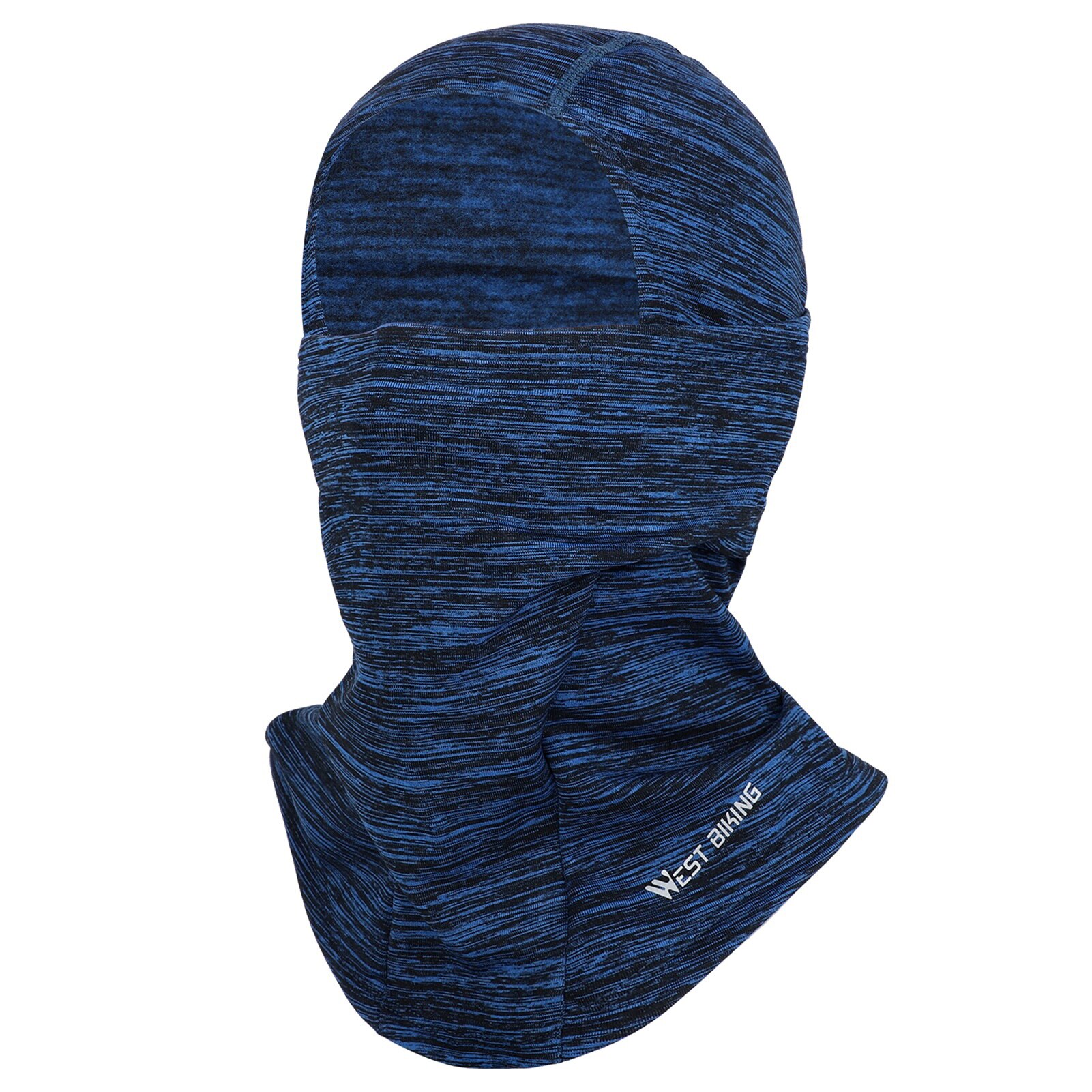 Masque thermique anti-vent cyclisme chauffe-cou moto sous casque doublure masque casquettes ultime rétention thermique chapeau: Blue