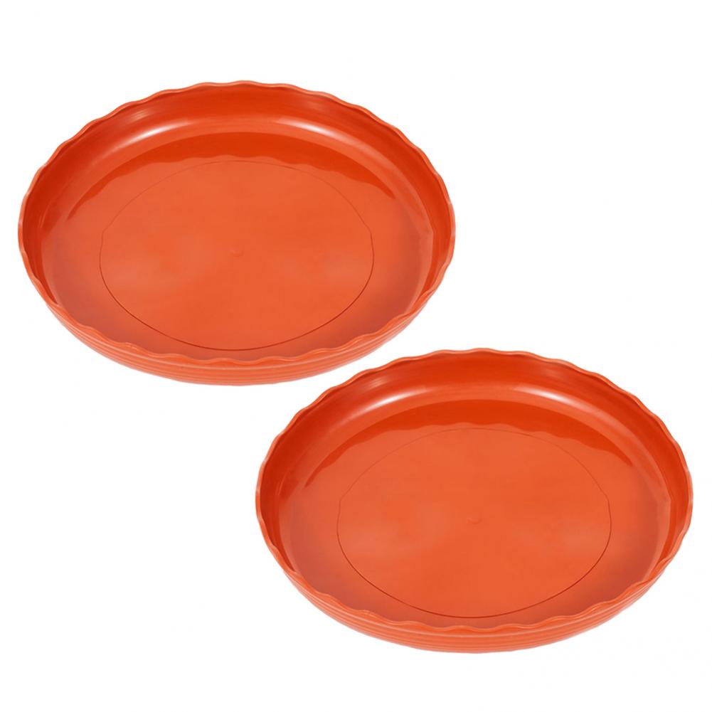 Plateau de Pot Portable, collecteur de Drainage excessif, en plastique, résistant à l'usure, Anti-déformation, pour la maison, 2 pièces, 4 couleurs