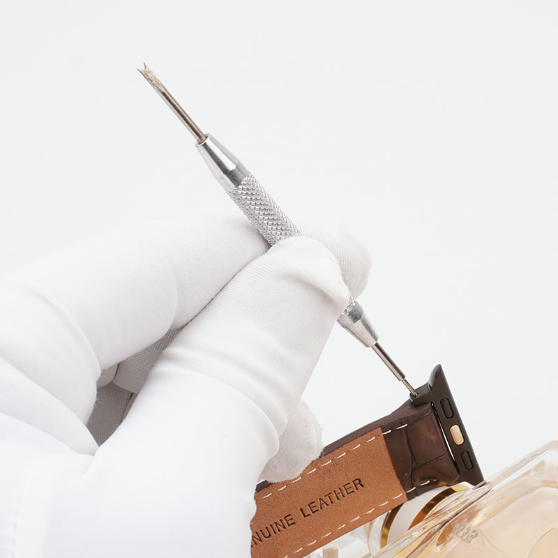 Reparación de correa de reloj de cuero, barra de resorte, herramienta removedora de pasadores de conexión, pulsera de Metal, abridor de correas de reloj, accesorios de correa de reloj