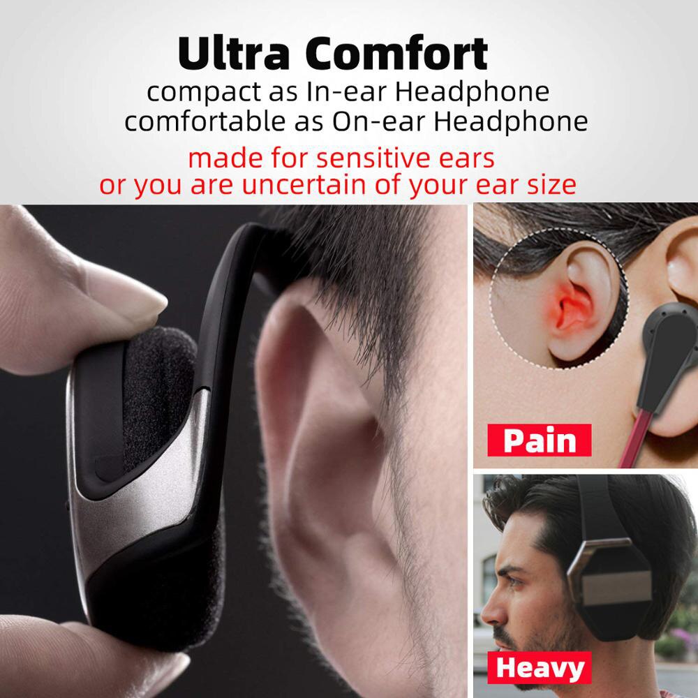 A23 Bluetooth headphones MP3 Player FM Radio 10H Bluetooth earphone comfortable bluetooth headset wireless headphones with mic