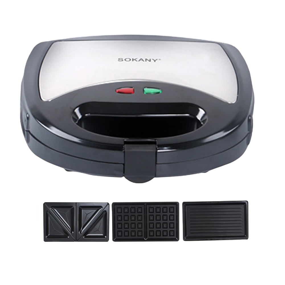 Multifunction Electric Eggs Sandwich Maker Mini Bread Grill waffle crepe Toaster Pancake baking Breakfast Machine EU plug