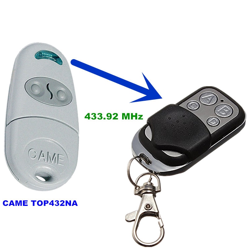Copie CAME TOP 432NA duplicateur 433.92 mhz télécommande universelle porte de Garage porte Fob clonage à distance 433 mhz émetteur
