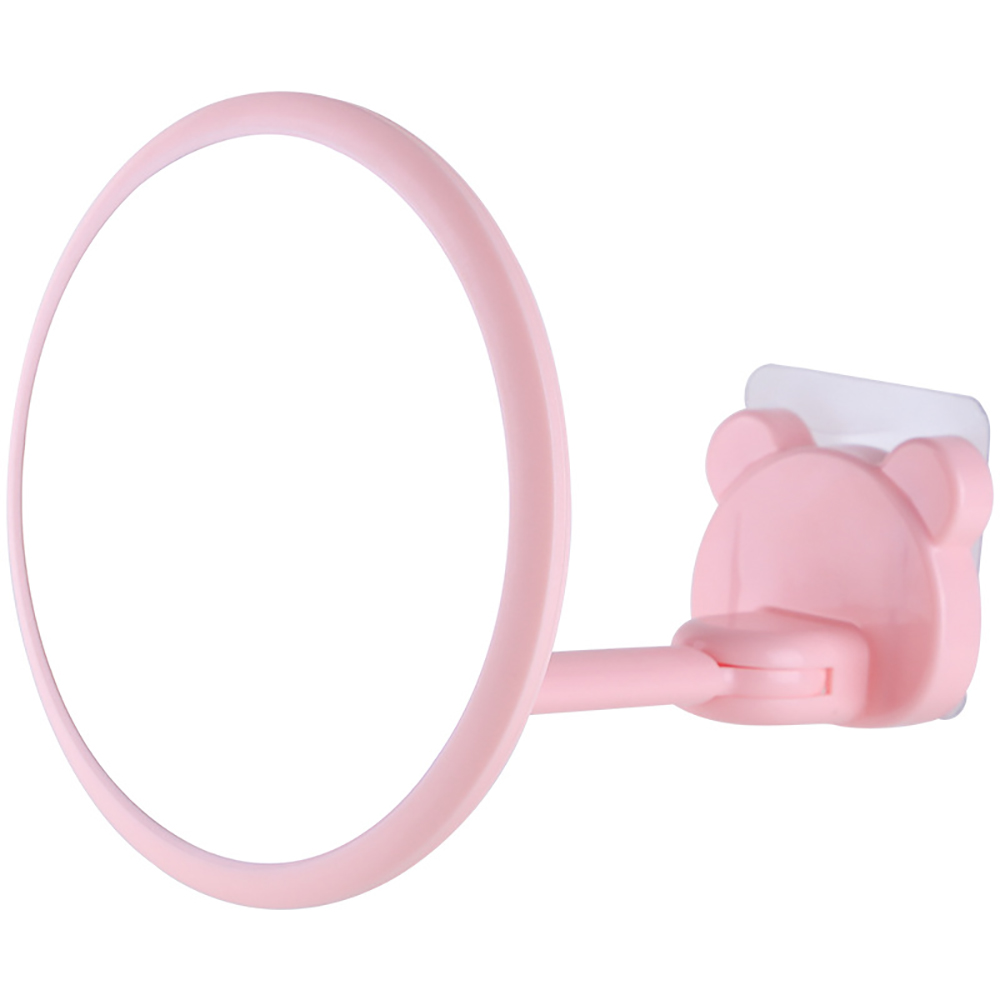 Modern Drill-free Bathroom Mirror 180 Degree Rotating Makeup Vanity Mirrors Wall Suction Folding Arm Extend Bath Accessories