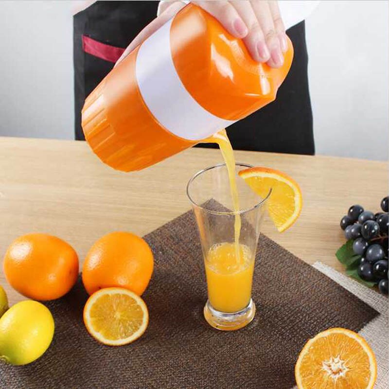 Sinaasappelsap Cup Soort Outdoor Drinkbaar Juicer Machine Draagbare Handmatige Citruspers For A Oranje Citroen Fruit Knijper 300Ml