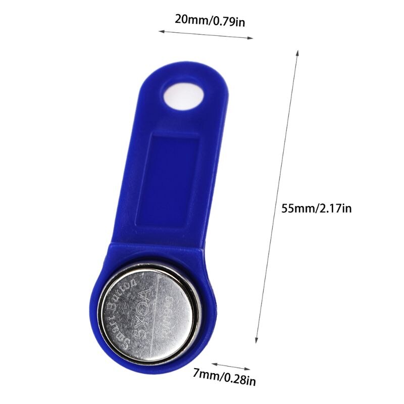 10pcs/lot rewritable RFID Touch Memory key RW1990 iButton for copy card Sauna dallas keys cards