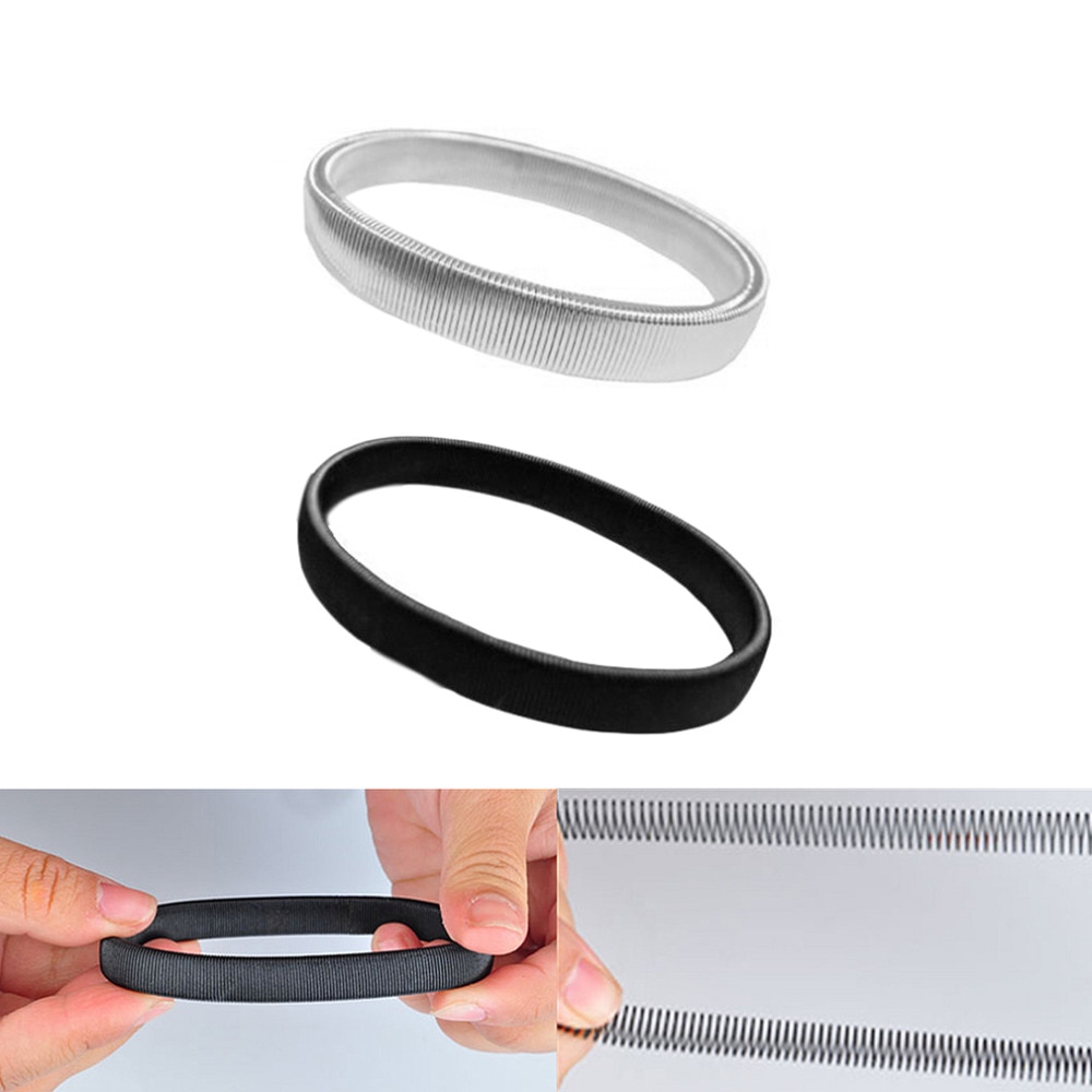 1Pc koszula męska rękaw uchwyt na co dzień elastyczna opaska antypoślizgowa metalowa opaska rozciągać podwiązka elastyczna opaska na ramię akcesoria