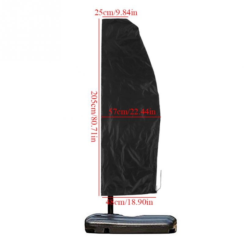 Cubierta de paraguas de plátano de tela Oxford impermeable para exteriores, sombrilla a prueba de agua para jardín, cubierta de lluvia para sombrilla de Patio, accesorios: 1
