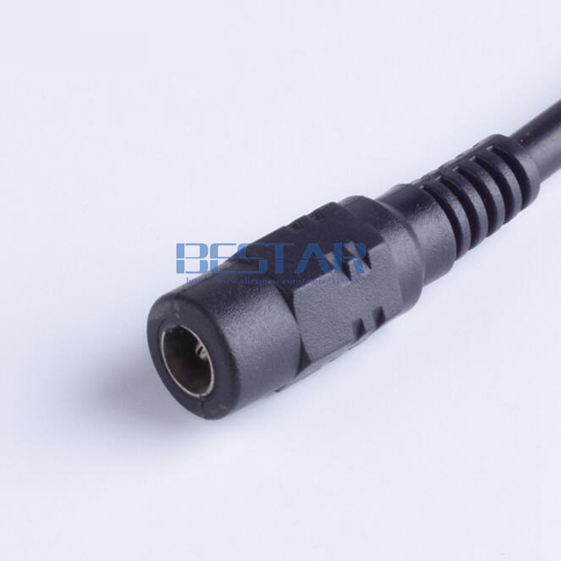30 CM DC 5,5*2,1 Jack Buchse 1 bis 4 dc 5,5 2,1mm 5,5x2,1mm Stecker Energie ladekabel für LED-Licht Regler