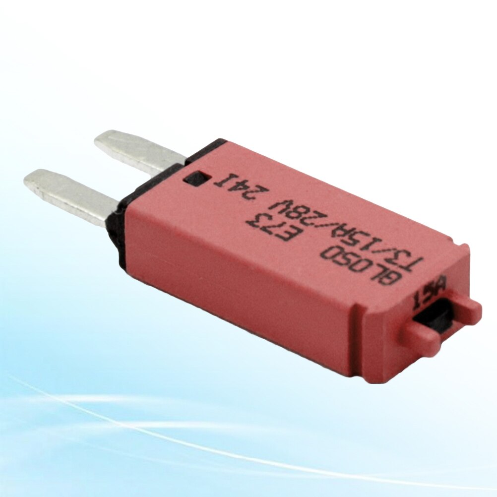 12V 24V 15A Reset Standard Fuse DC Circuit Breaker Trip Fuses for Car