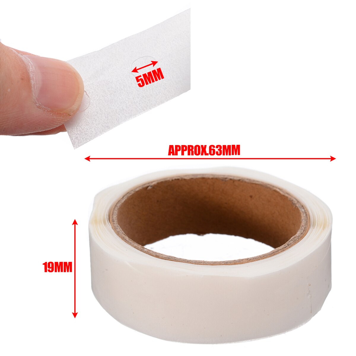 1 Roll 300 Double Sided Sticky Dots Adhesive For Wedding Birthday Party Balloon Decoration DIY Craft Glue Supplies 5mm