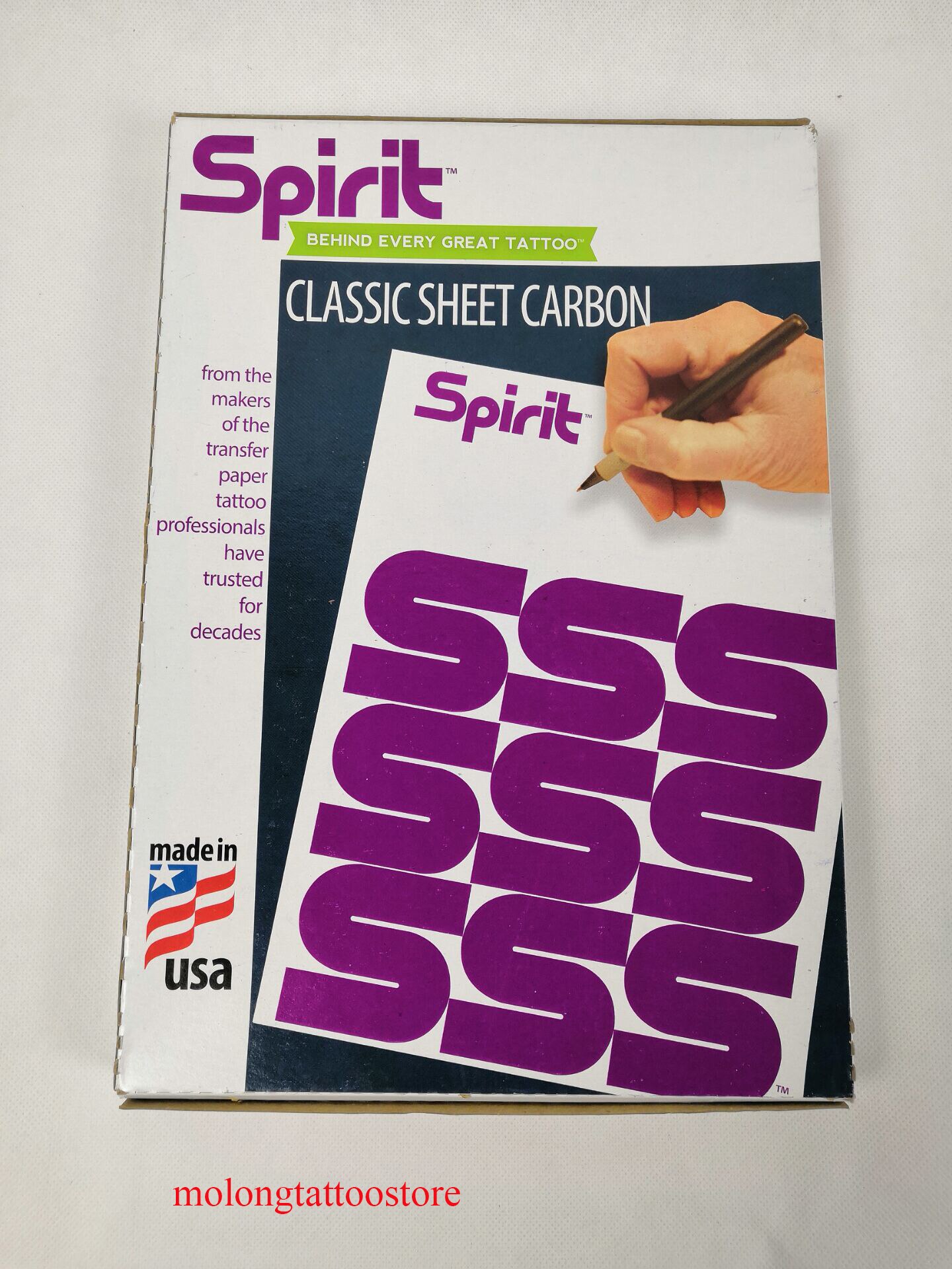 Spirit klassisk termisk stencil overførselspapir & spirit klassisk ark carbon transfer papir kopimaskine papir til tatoveringsforsyning