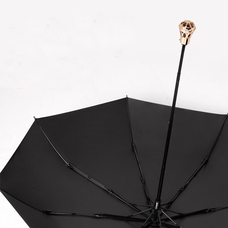 Lism merk kroon handvat paraplu regen vrouwen uv zonnige & regenachtige kroon paraplu voor vrouwen winddichte opvouwbare paraplu's  ys741