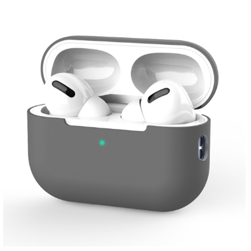 Custodia per Airpods pro 2 Custodia per cuffie senza fili in silicone tinta unita per Mela aria baccello pro2 Guscio protettivo di seconda generazione: bianca