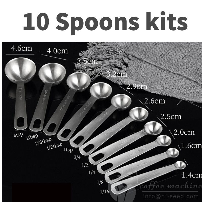 Cuillère à mesurer, limite de sel, ménage, échelle de sel, cuillère à sel, cuillère à contrôler, cuillère à lait en poudre, 5g, cuisine: 10 pcs kit