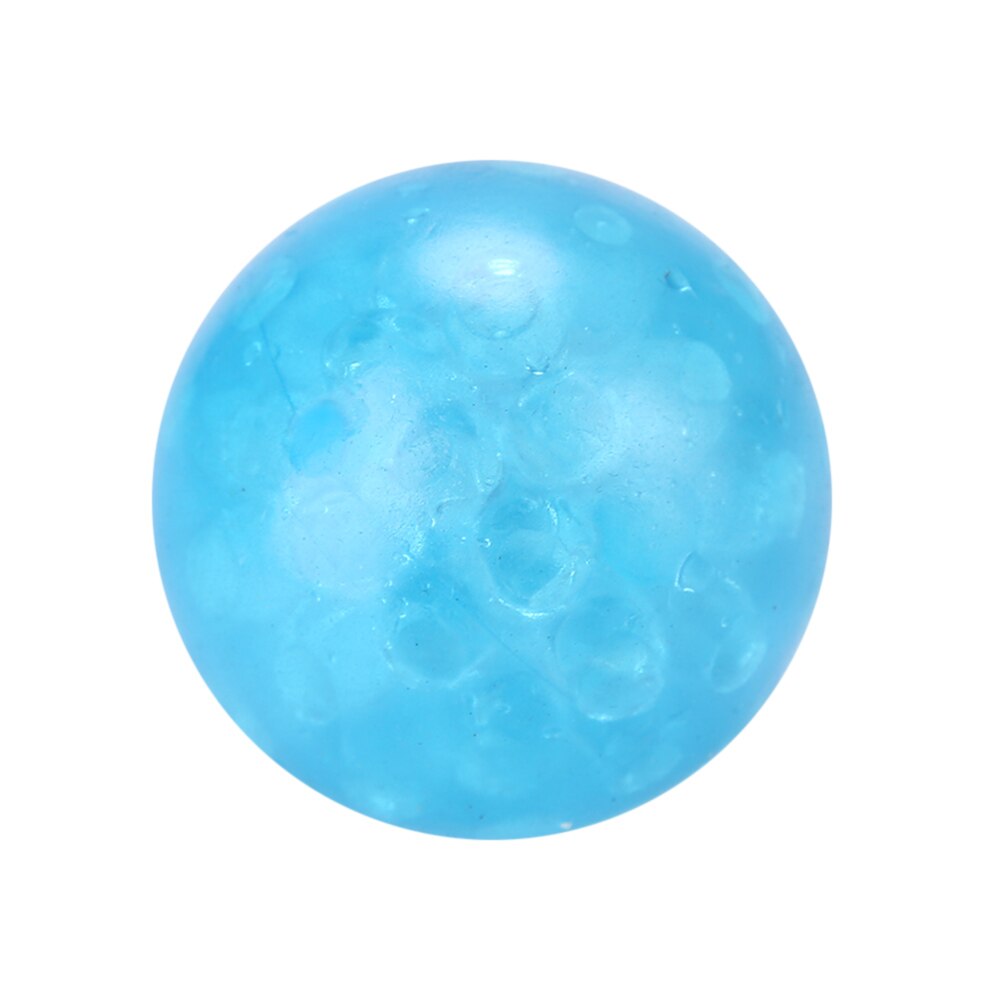 Fluorescent Sticky Wall Ball Sticky Target Ball Decompression Toy Kids 4.5cm Squeeze Relief Anti-stress Kids Funny #E1: Red