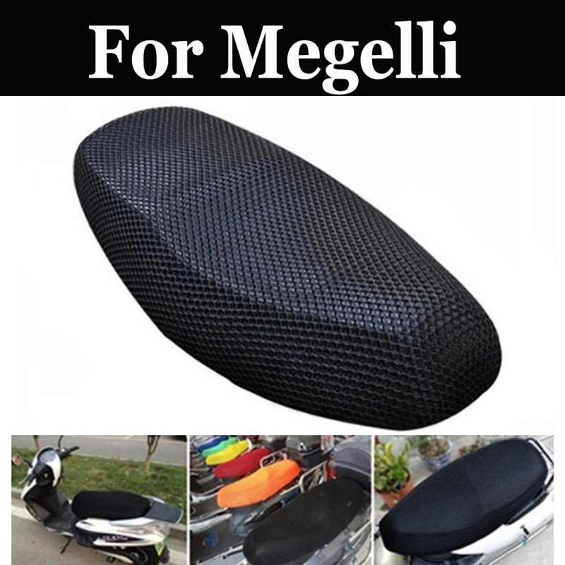 Motorsykkel vanntett mesh pustende setetrekk m svart mesh nett scooter til megelli sport supermoto naken 125 250 r s se m