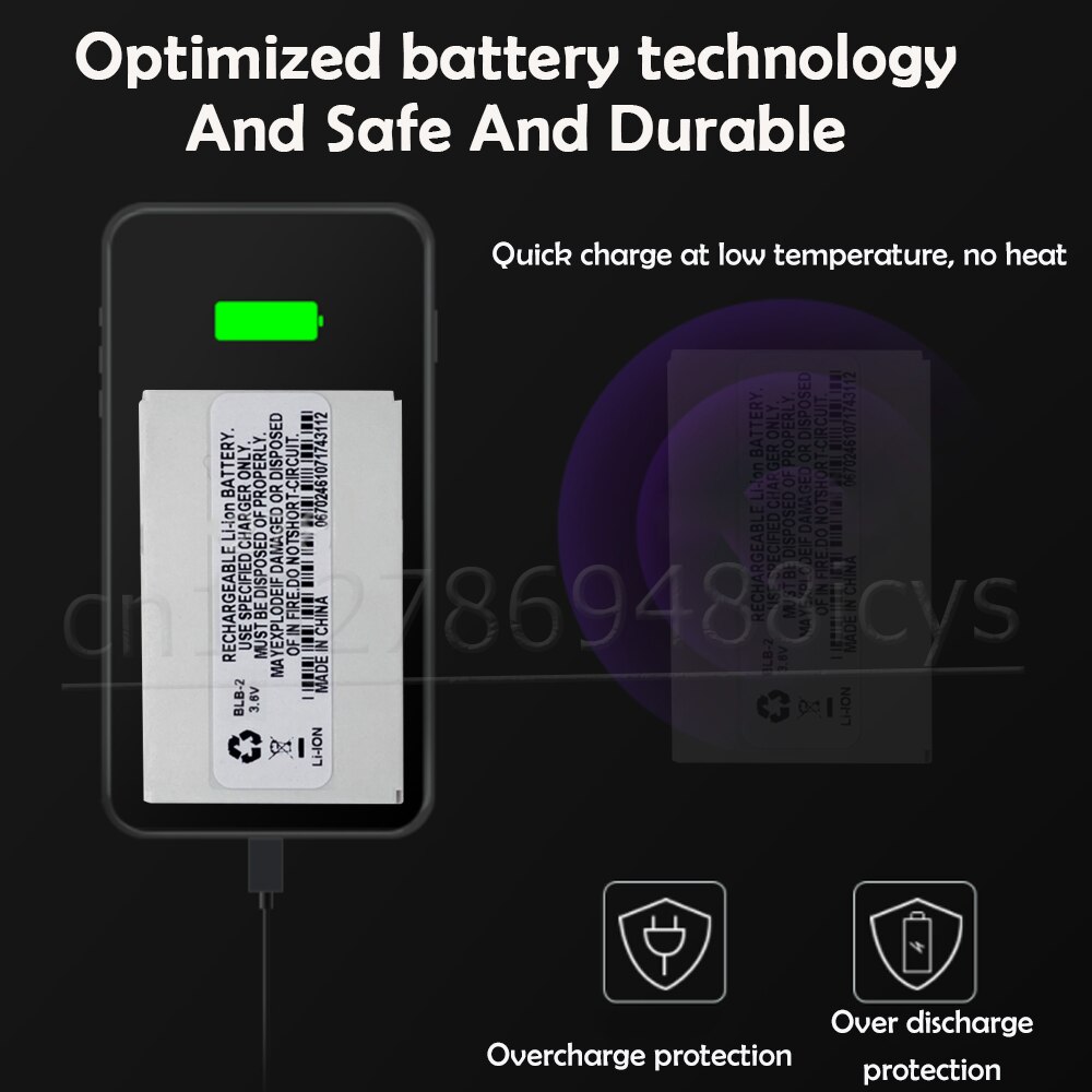 2-20PCS 800mAh BLB-2 BLB2 BLB 2 Li-ion Phone Battery For Nokia 5210 6500 6590i 6510 3610 8210 8250 8910 8910i Replacement Cell