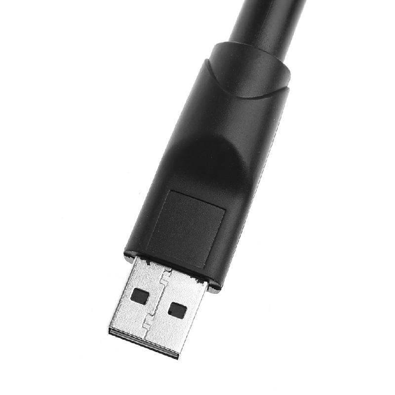 ANENG noir 150 Mbps 802.11n/g/b USB réseau LAN Dongle WiFi sans fil adaptateur 5dBi antenne