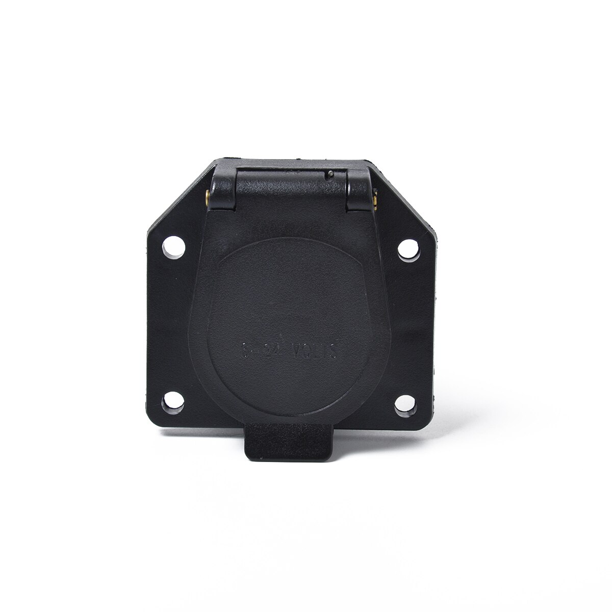 2pcs 7-Pin 12V RV Wiring Adapter Adapter Connector Plug Socket For Trailer RV Semitrailers Boat Caravans Automobiles