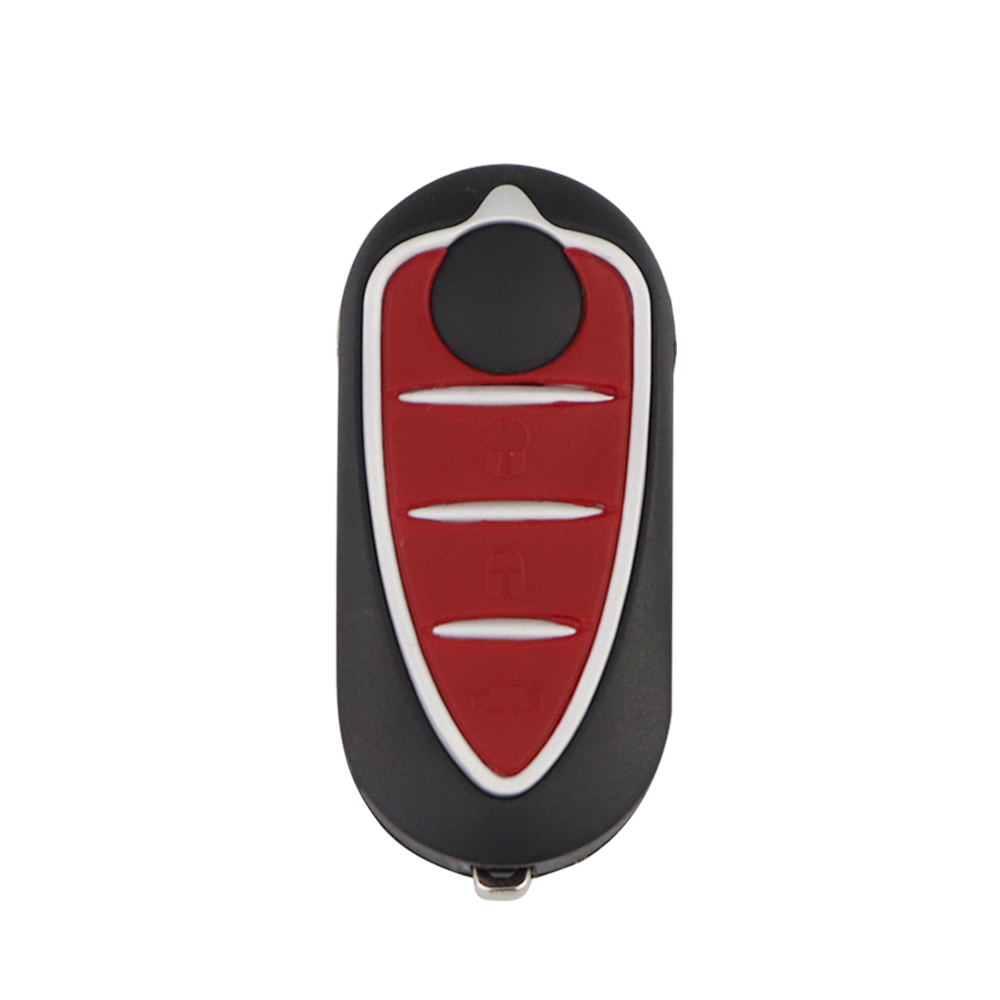 YIQIXIN 3 botones Flip reemplazo Fob funda para Alfa Romeo Mito Giulietta 159 GTA 147 156 166 carcasa plegable para llave de coche remota: Azul