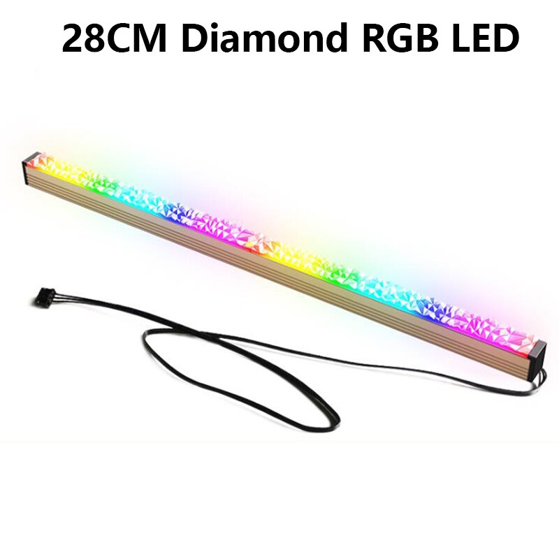 RGB LED Strip Chassis Light Water Cooler Custom Computer Light Luminous Light Magnetic Lamp PC Decoration For PC RGB controller: Diamond LED