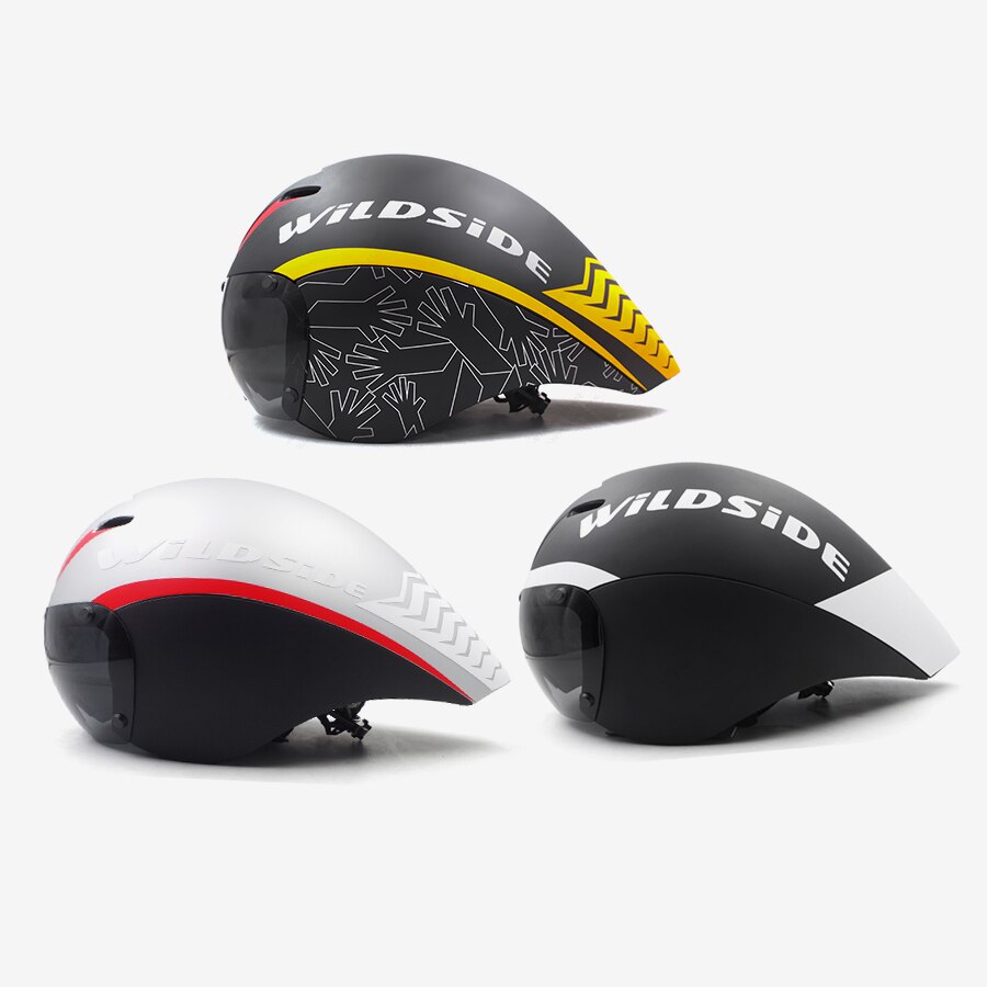 Aero Helm objektiv transparent grau Triathlon tt radfahren Helm objektiv rennrad fahrrad Helm objektiv brille visier helmt Zubehör