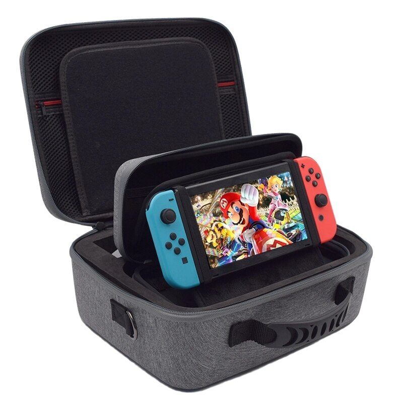 Bolsa de armazenamento para nintendo switch, saco protetor, grande saco de armazenamento para viagem