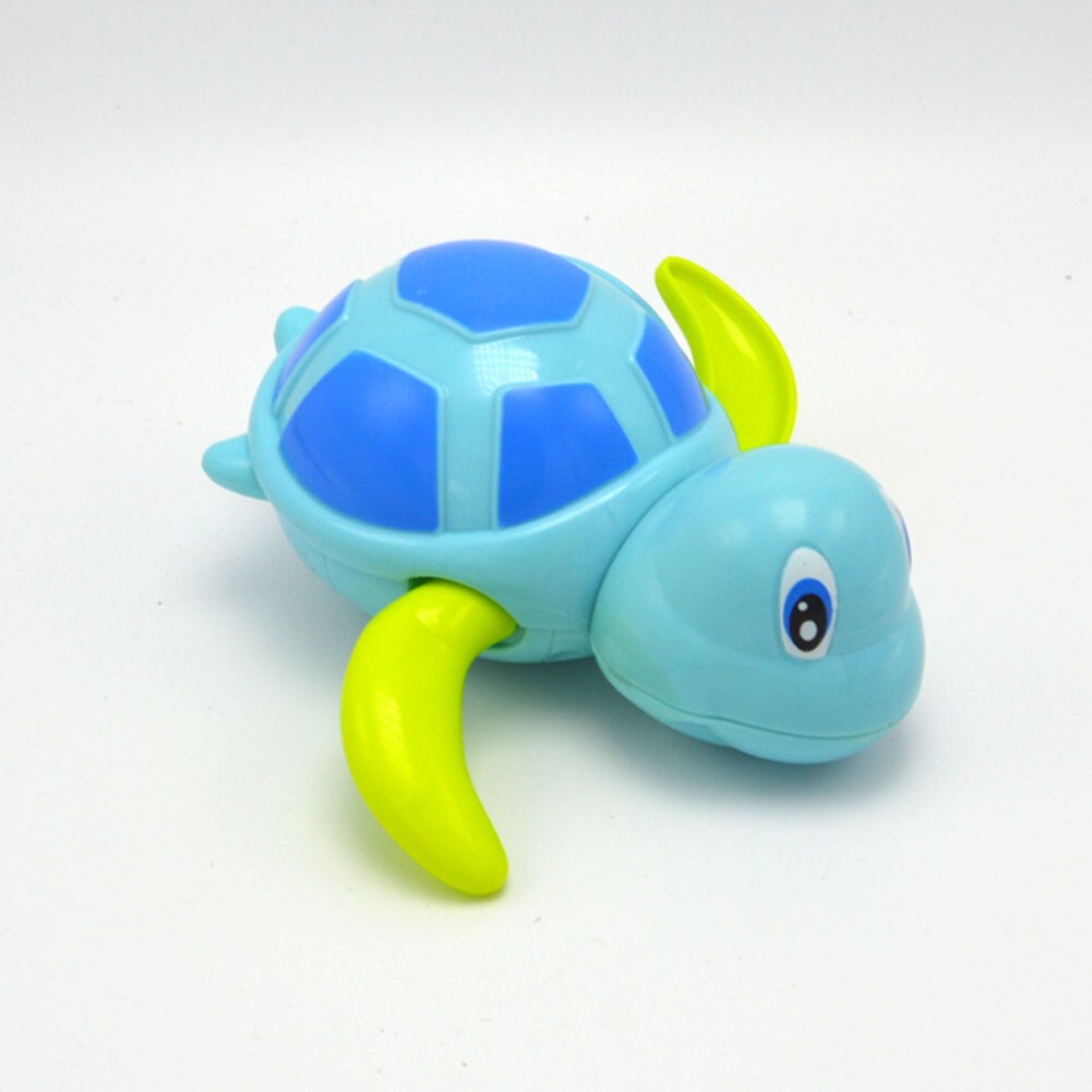 Leuke Cartoon Dier Schildpad Zwemmen Wind-up Ketting Uurwerk Kid Baden Speelgoed