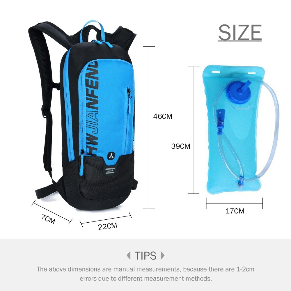 Waterdichte fietsrugzak 6l heren dames mtb mountainbike waterzak nylon fietsen wandelen kamperen hardlopen hydratatie rugzak