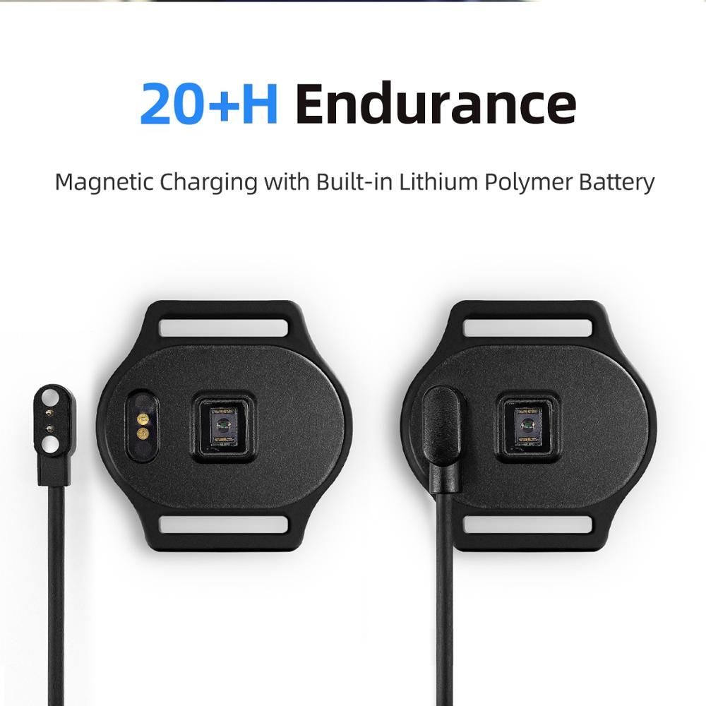 CYCPLUS H1 Heart Rate Monitor Bluetooth ANT+ Wireless Heart Rate Sensor Armband Hand Strap IPX6 Belt for Wahoo Zwift Cycling